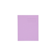 Classmates 8x6.5" Exercise Book 48 Page, 8mm Ruled With Margin, Purple - Pack of 100